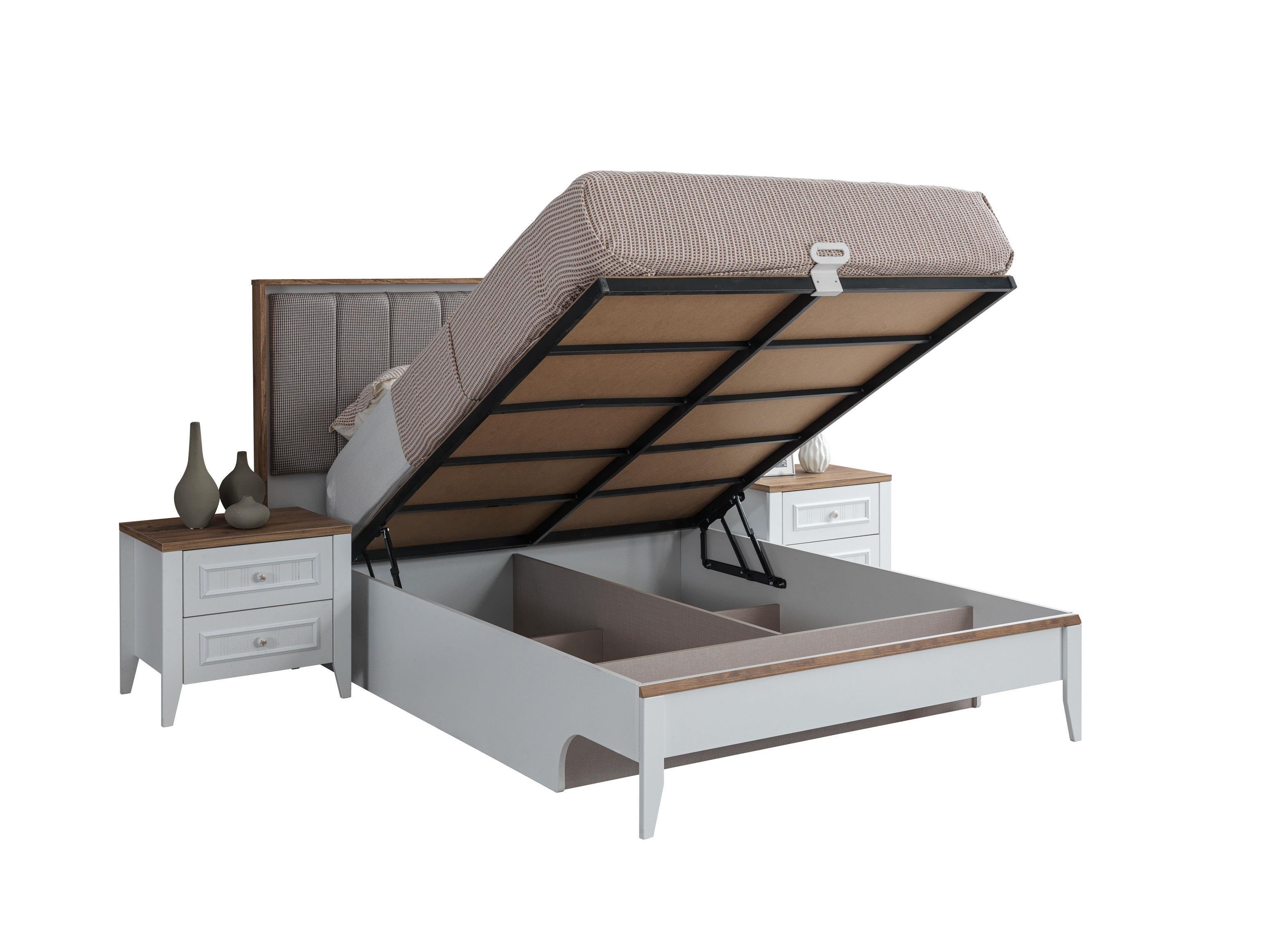 Yalı 6 Kapaklı Modern Yatak Odası Takımı Bazalı