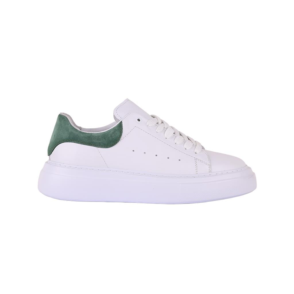 Kategorisiz Ürünler101-9070-E377 EVA YENI SEZON    AYK   101-9070-E377 R1 BEYAZ NAPA-GUCCI YESIL SUET