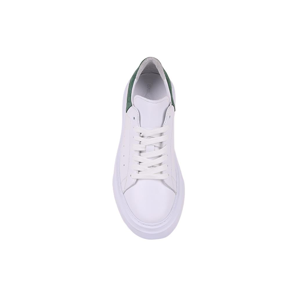 Kategorisiz Ürünler101-9070-E377 EVA YENI SEZON    AYK   101-9070-E377 R1 BEYAZ NAPA-GUCCI YESIL SUET