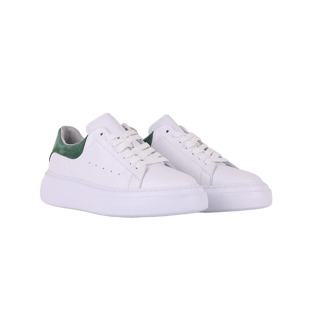 Kategorisiz Ürünler101-9070-E377 EVA YENI SEZON    AYK   101-9070-E377 R1 BEYAZ NAPA-GUCCI YESIL SUET