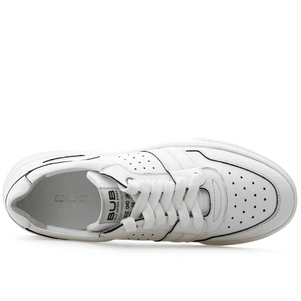 Bub Skywalker - Beyaz Deri Erkek Sneaker 