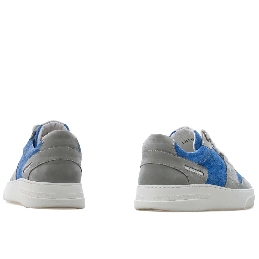 Bub Skywalker - Gri Nubuk, Mavi Süet Erkek Sneaker 