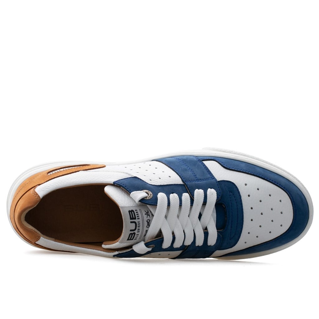 Bub Skywalker - Lacivert, Taba Nubuk, Beyaz Deri Erkek Sneaker 