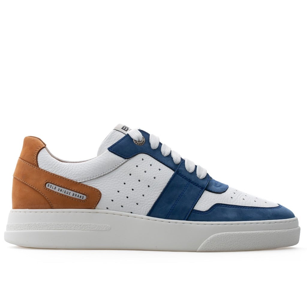 Bub Skywalker - Lacivert, Taba Nubuk, Beyaz Deri Erkek Sneaker 