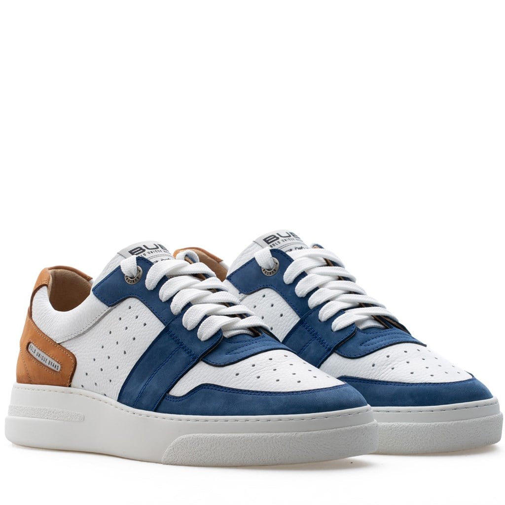 Bub Skywalker - Lacivert, Taba Nubuk, Beyaz Deri Erkek Sneaker 
