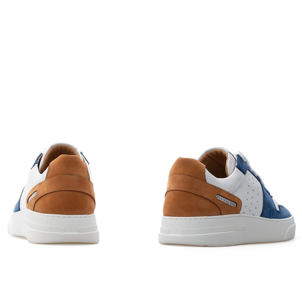 Bub Skywalker - Lacivert, Taba Nubuk, Beyaz Deri Erkek Sneaker 