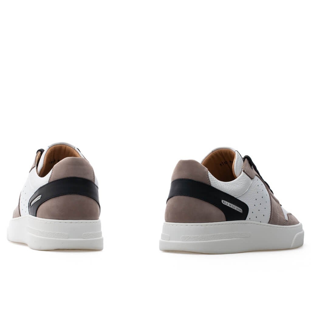 Bub Skywalker - Vizon Nubuk, Beyaz Deri Erkek Sneaker 