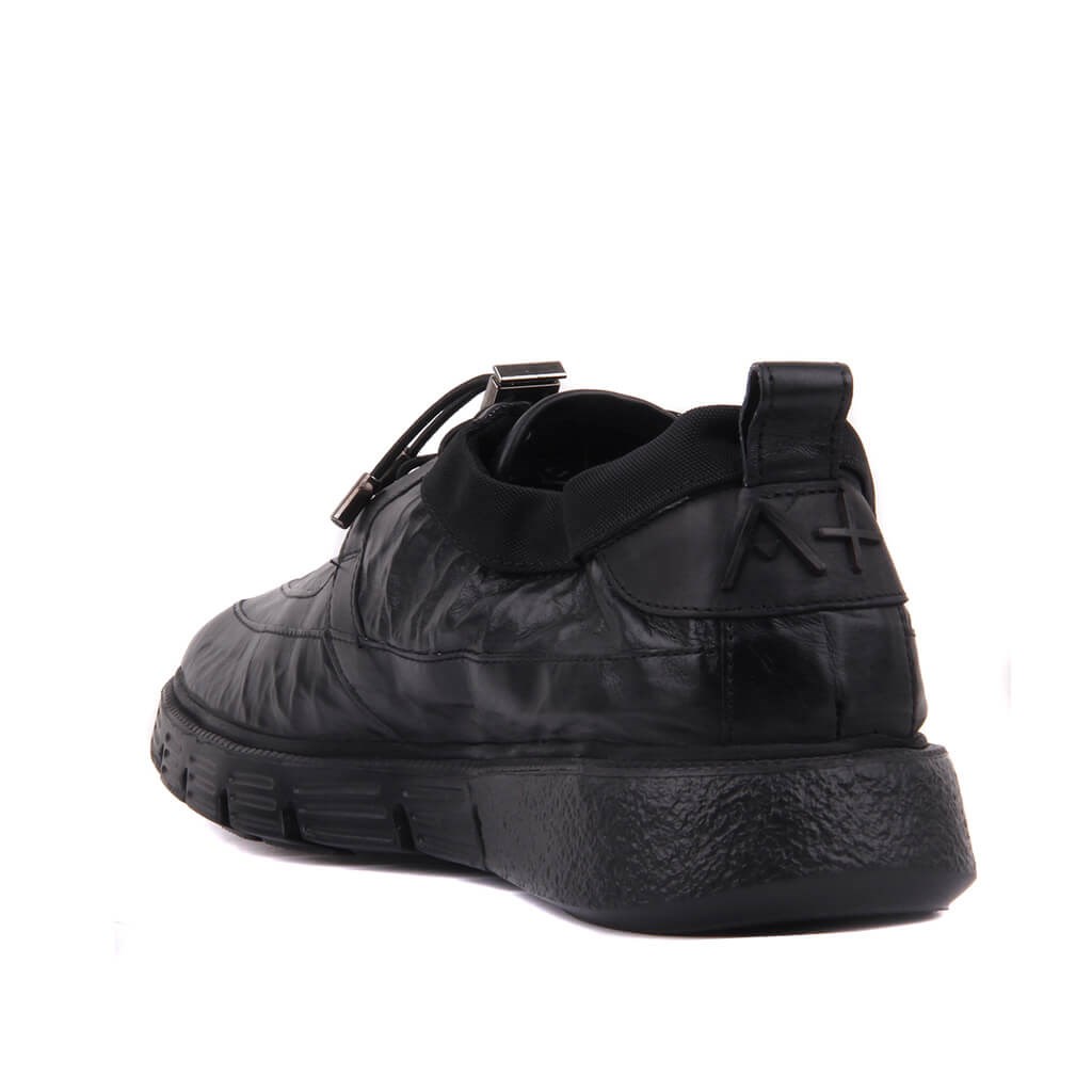Özel Üretim - Siyah Erkek Günlük Sneaker