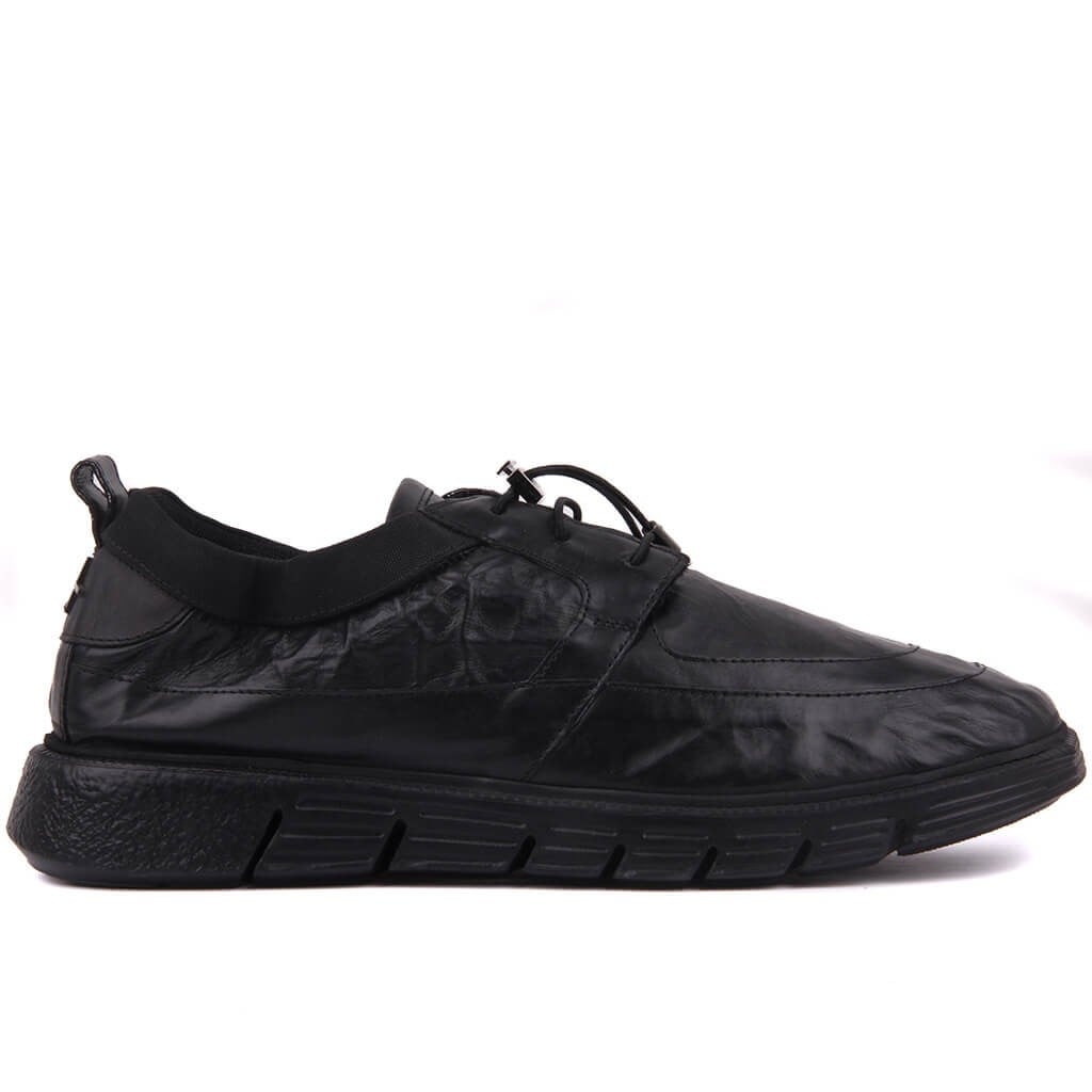 Özel Üretim - Siyah Erkek Günlük Sneaker