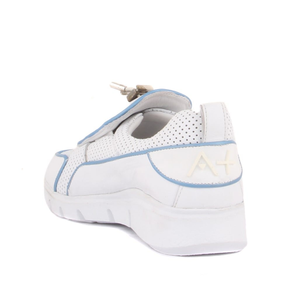 Özel Üretim - Beyaz Deri Kadın Sneaker