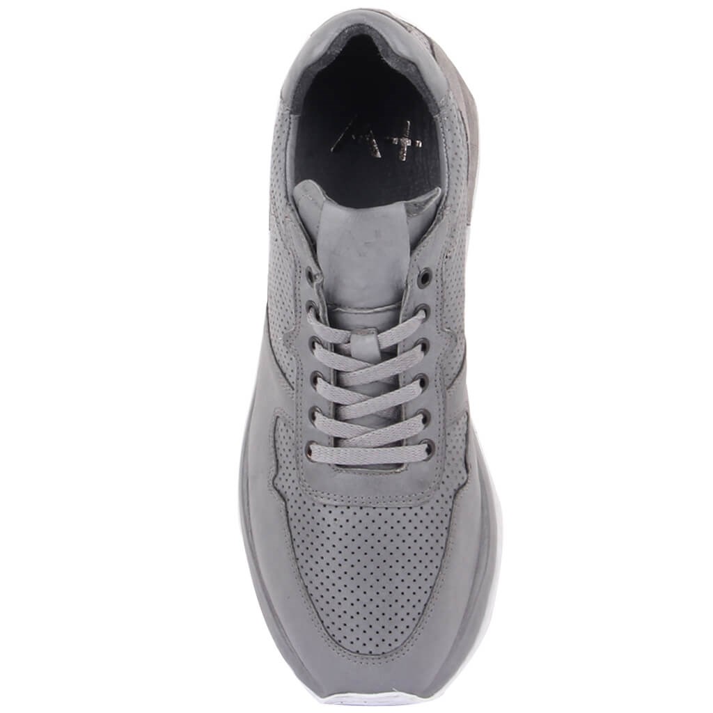 Sail Lakers - Gri Süet, Deri Erkek Sneaker