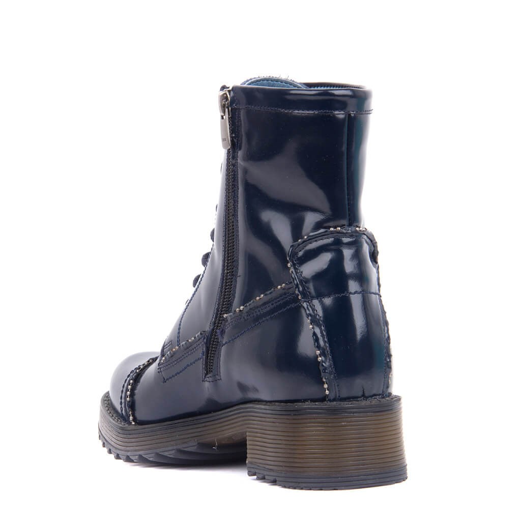 Sail Lakers - Lacivert Bayan Deri Bot