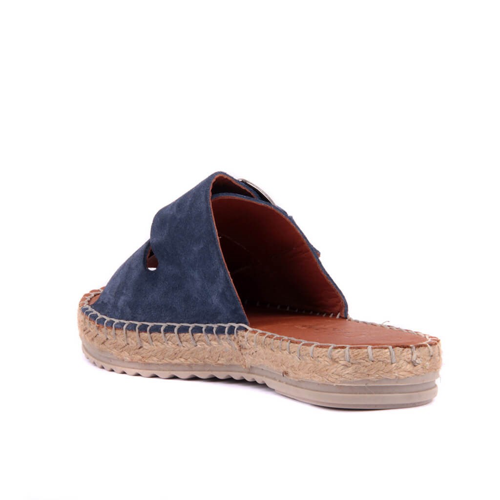 Sail Lakers - Mavi Süet Espadril Terlik