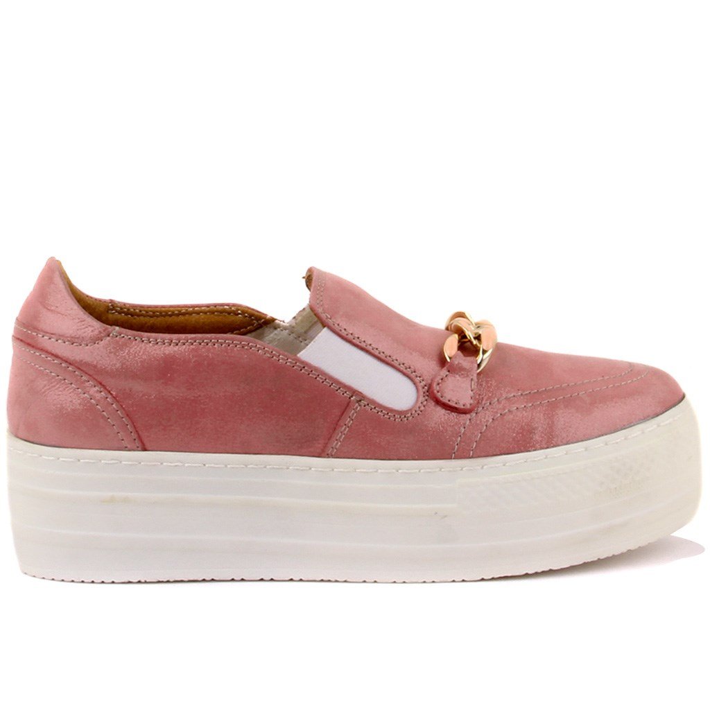 Sail Lakers - Pembe Deri Kadın Günlük Ayakkabı