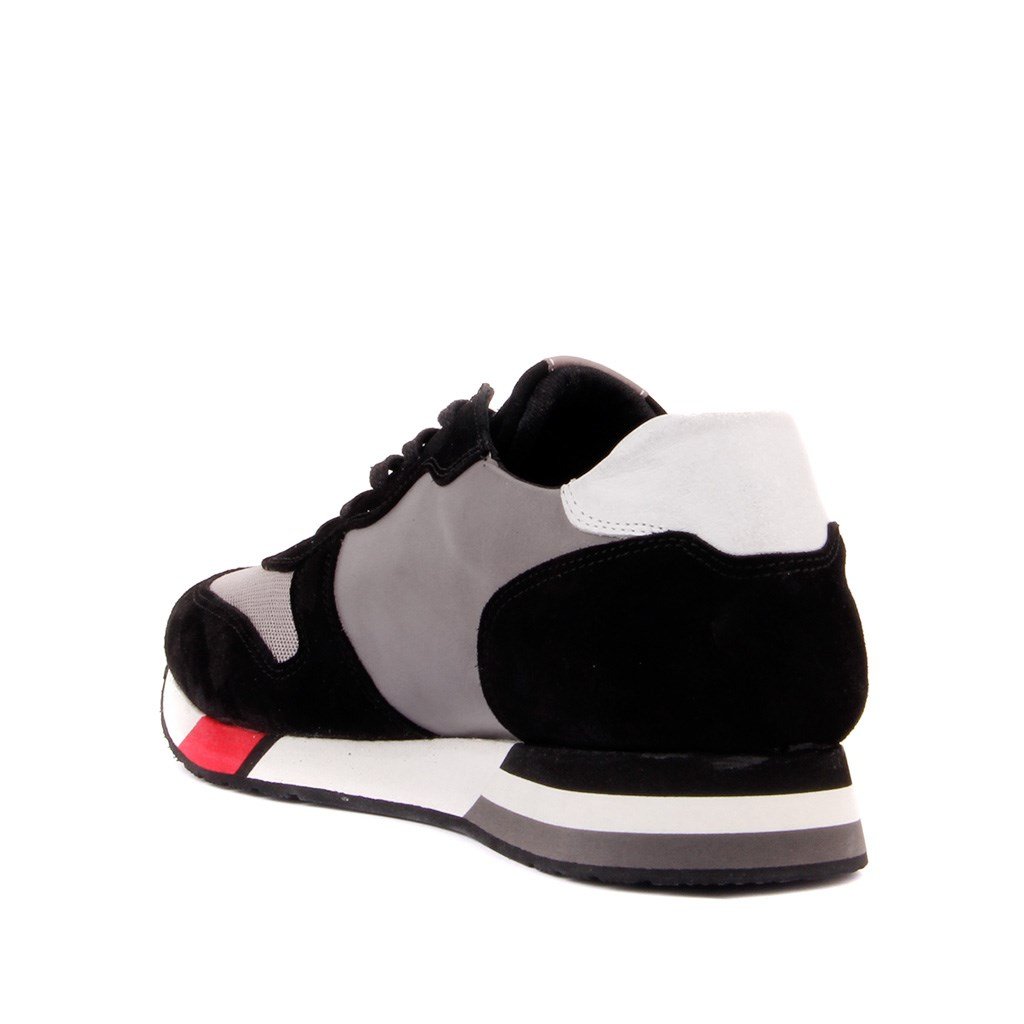 Sail Lakers - Siyah Süet, Gri Deri Erkek Sneaker