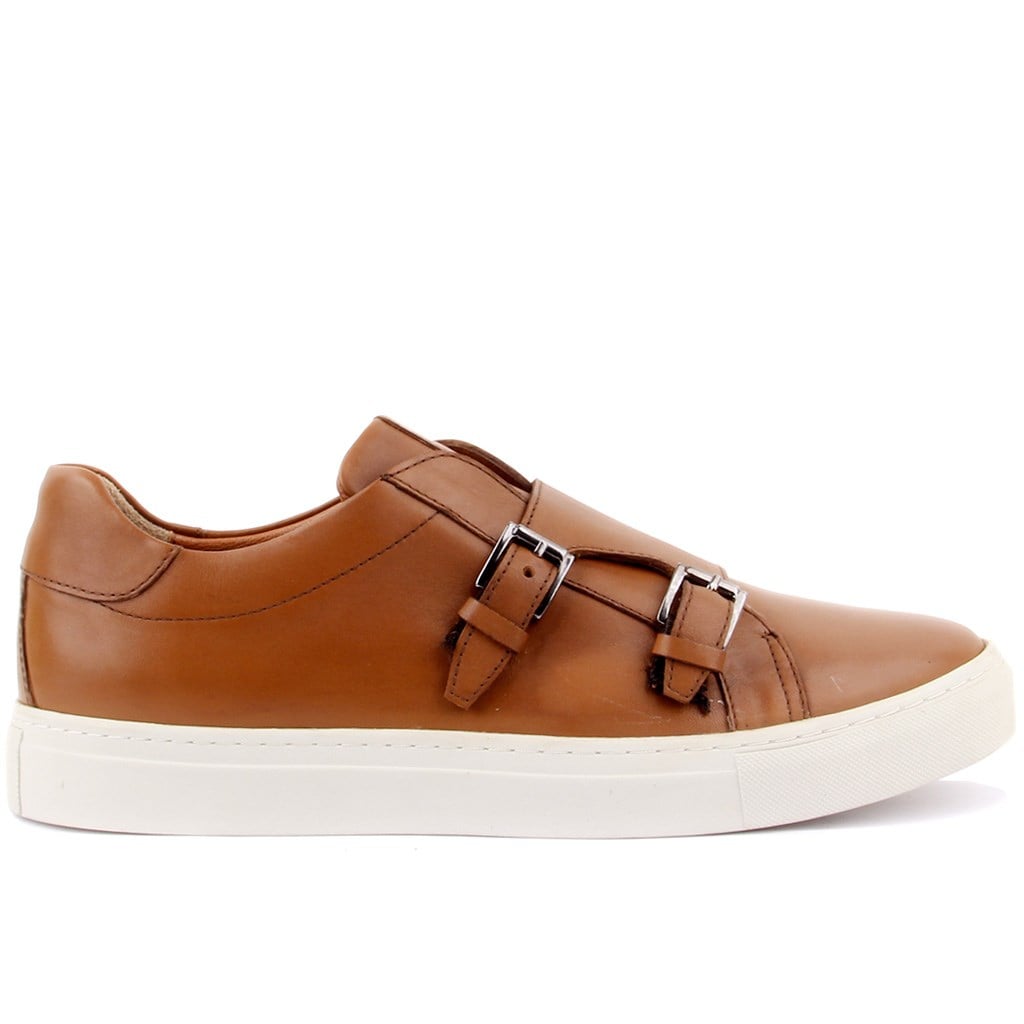 Sail Lakers - Taba Deri Tokalı Erkek Sneaker