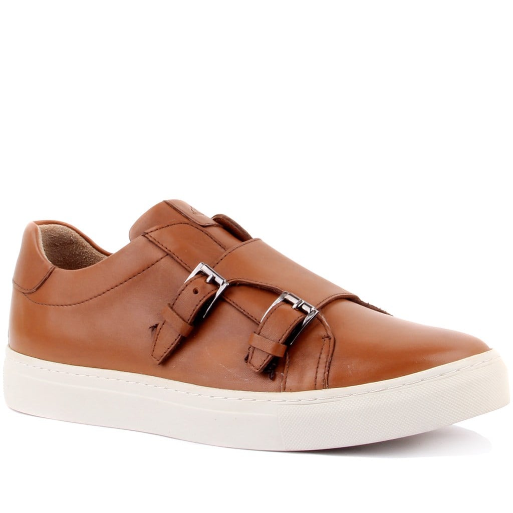 Sail Lakers - Taba Deri Tokalı Erkek Sneaker