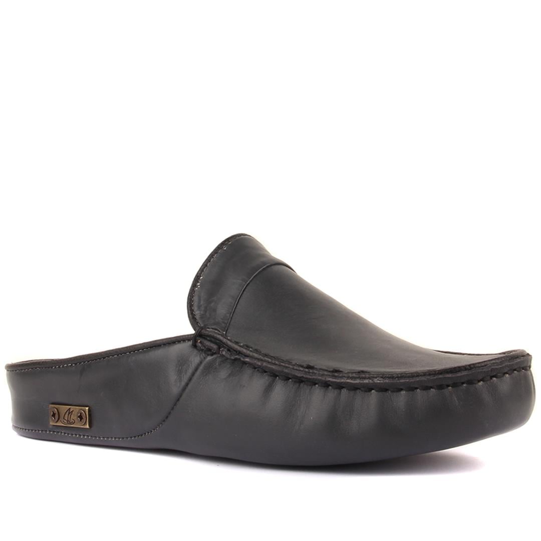 TerlikSail Lakers - Antrasit Deri Erkek Ev Terliği110-547-X R209 ANTHRACITE CILT