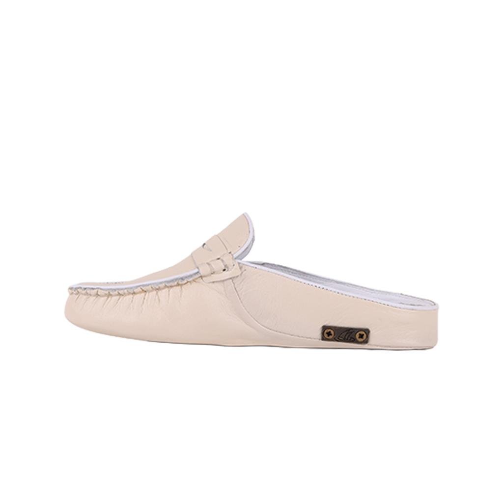 Slippers557-X ZENNE TERLIK109-557-X R173 BEJ-BEYAZ