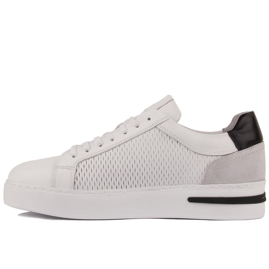Sail Lakers - Beyaz Deri Bağcıklı Erkek Sneaker