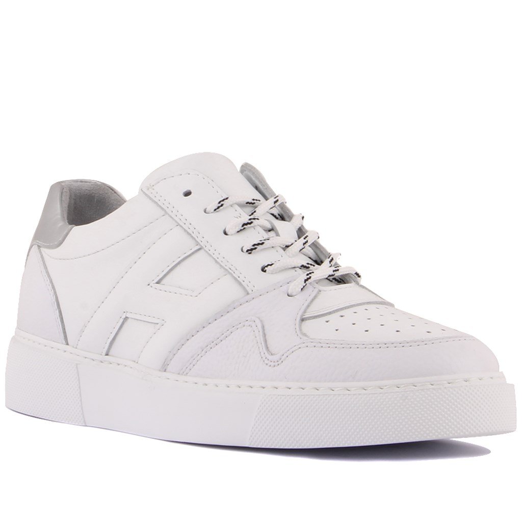 Sail Lakers - Beyaz Deri Bağcıklı Erkek Sneaker