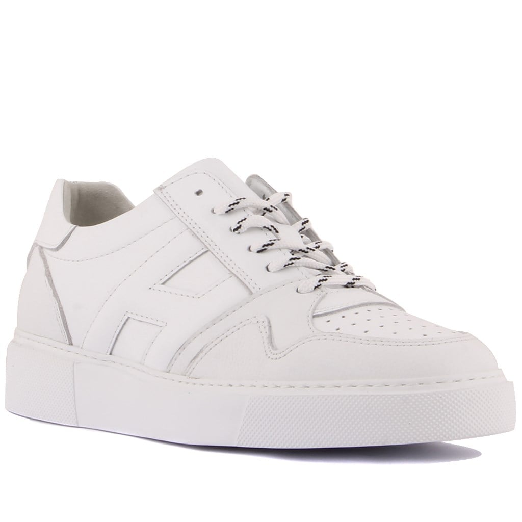 Sail Lakers - Beyaz Deri Bağcıklı Erkek Sneaker