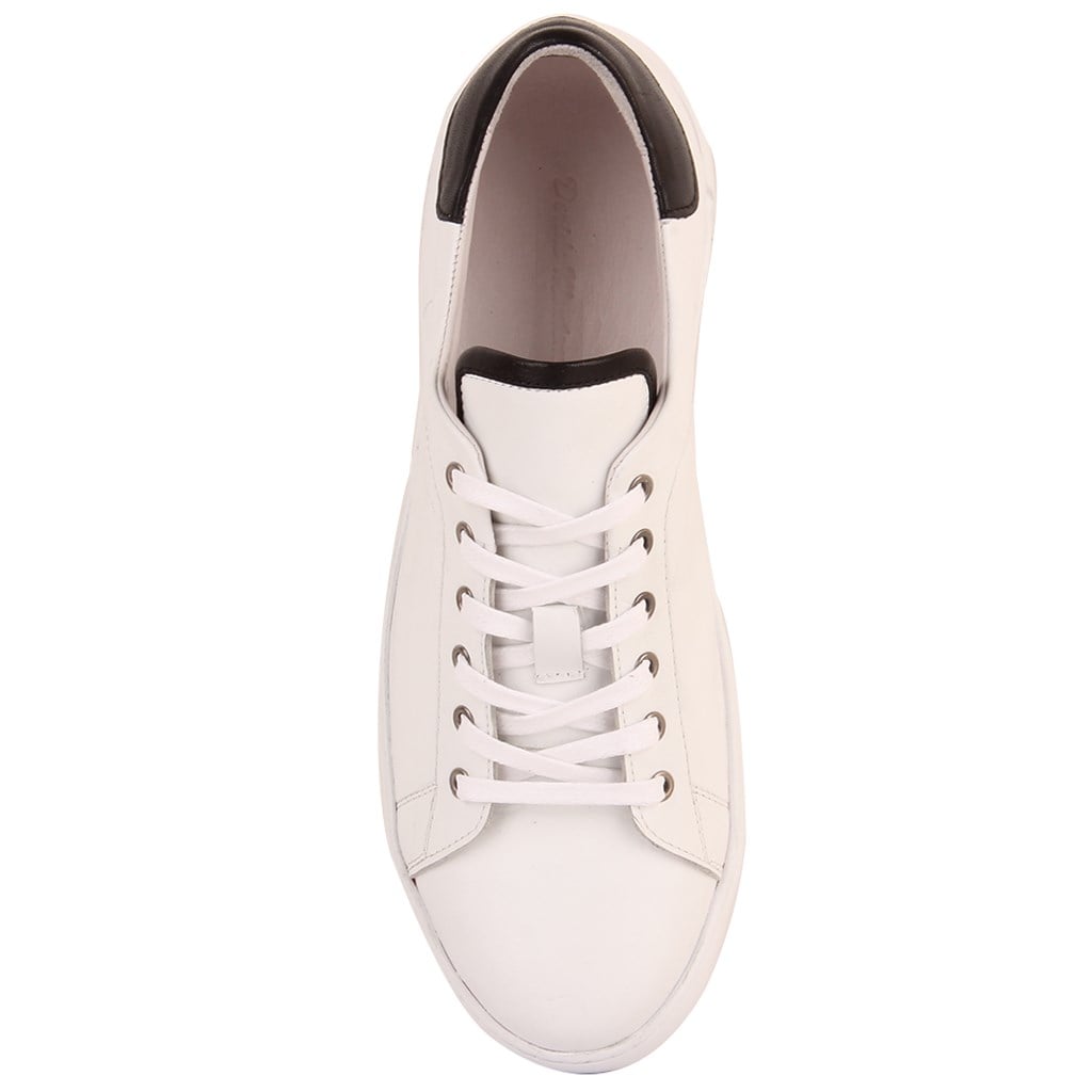 Sail Lakers - Beyaz Deri Bağcıklı Erkek Sneaker
