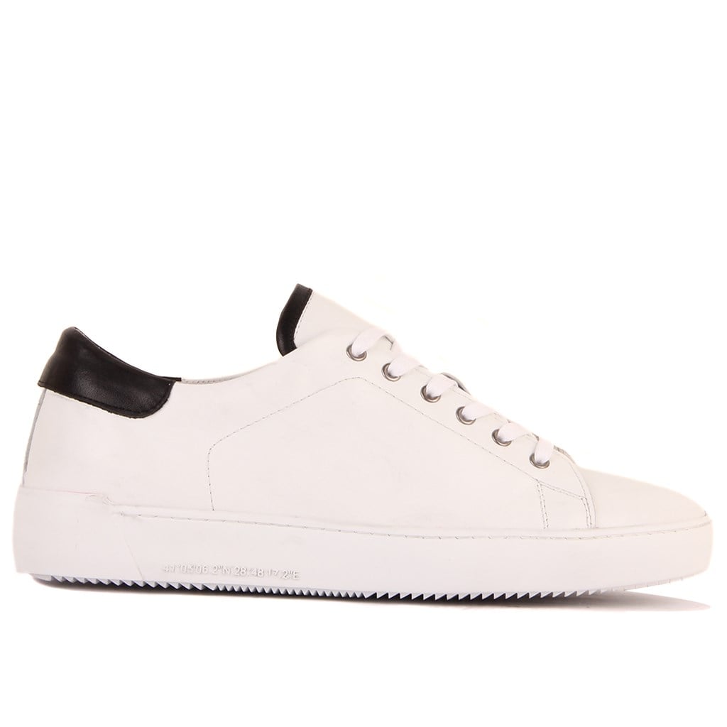 Sail Lakers - Beyaz Deri Bağcıklı Erkek Sneaker