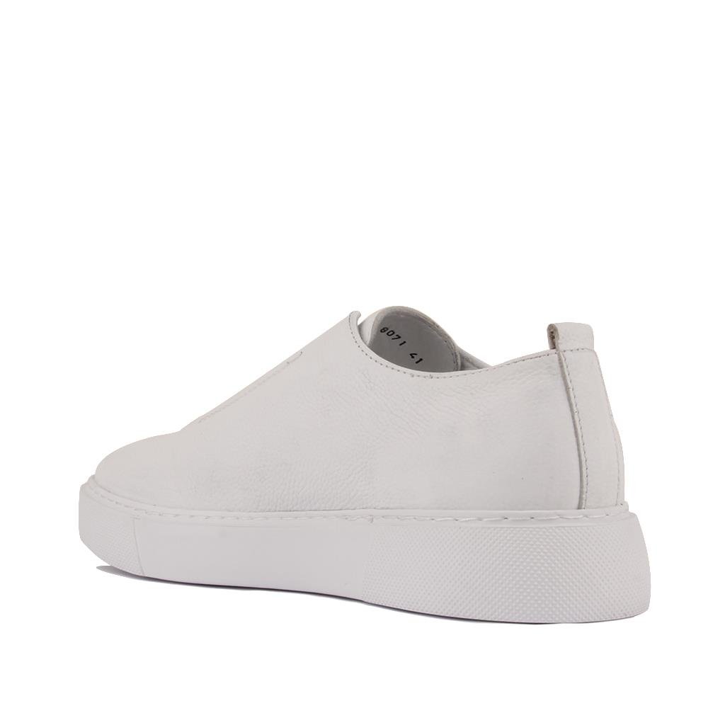Sail Lakers - Beyaz Deri Bağcıksız Erkek Sneaker