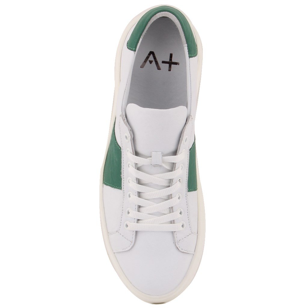 Sail Lakers - Beyaz, Yeşil Deri Erkek Sneaker