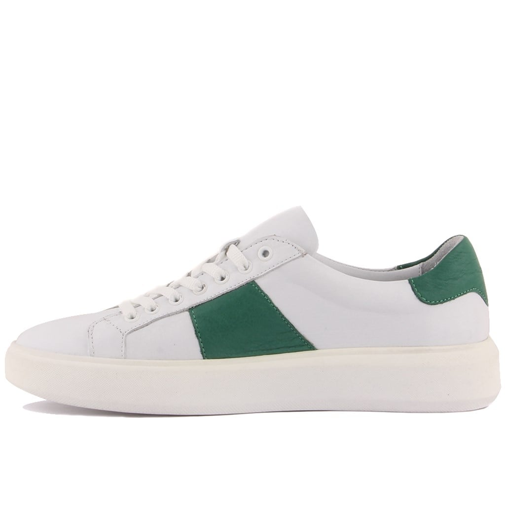 Sail Lakers - Beyaz, Yeşil Deri Erkek Sneaker