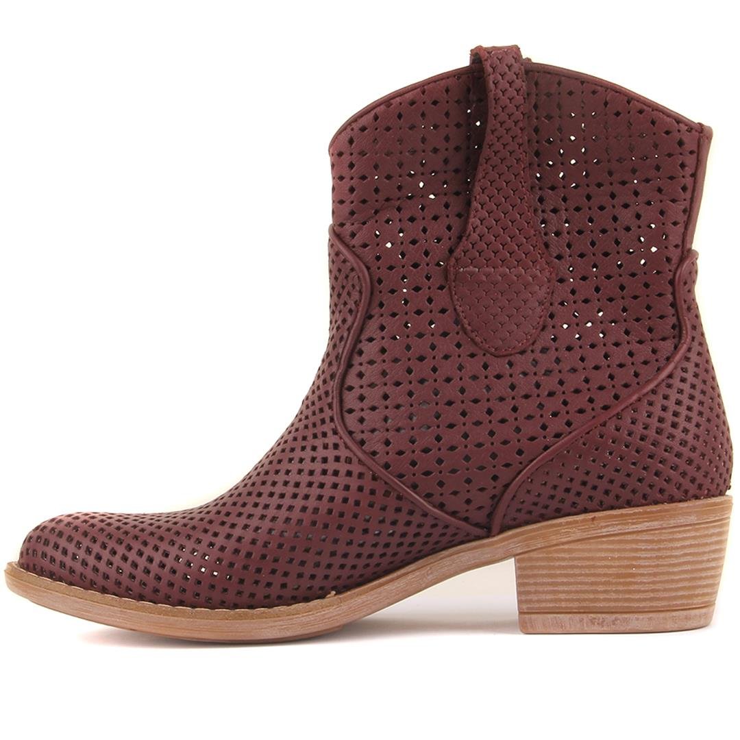 Boots2596-VENUS YAZLIK ZENNE BOT(FERMUARSIZ-BOYASIZ)105-2596-VENUS R128 AUBERGINE COLOR