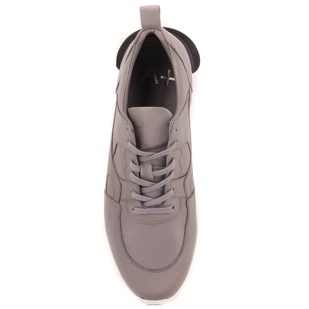 Sail Lakers - Gri Deri Erkek Sneaker