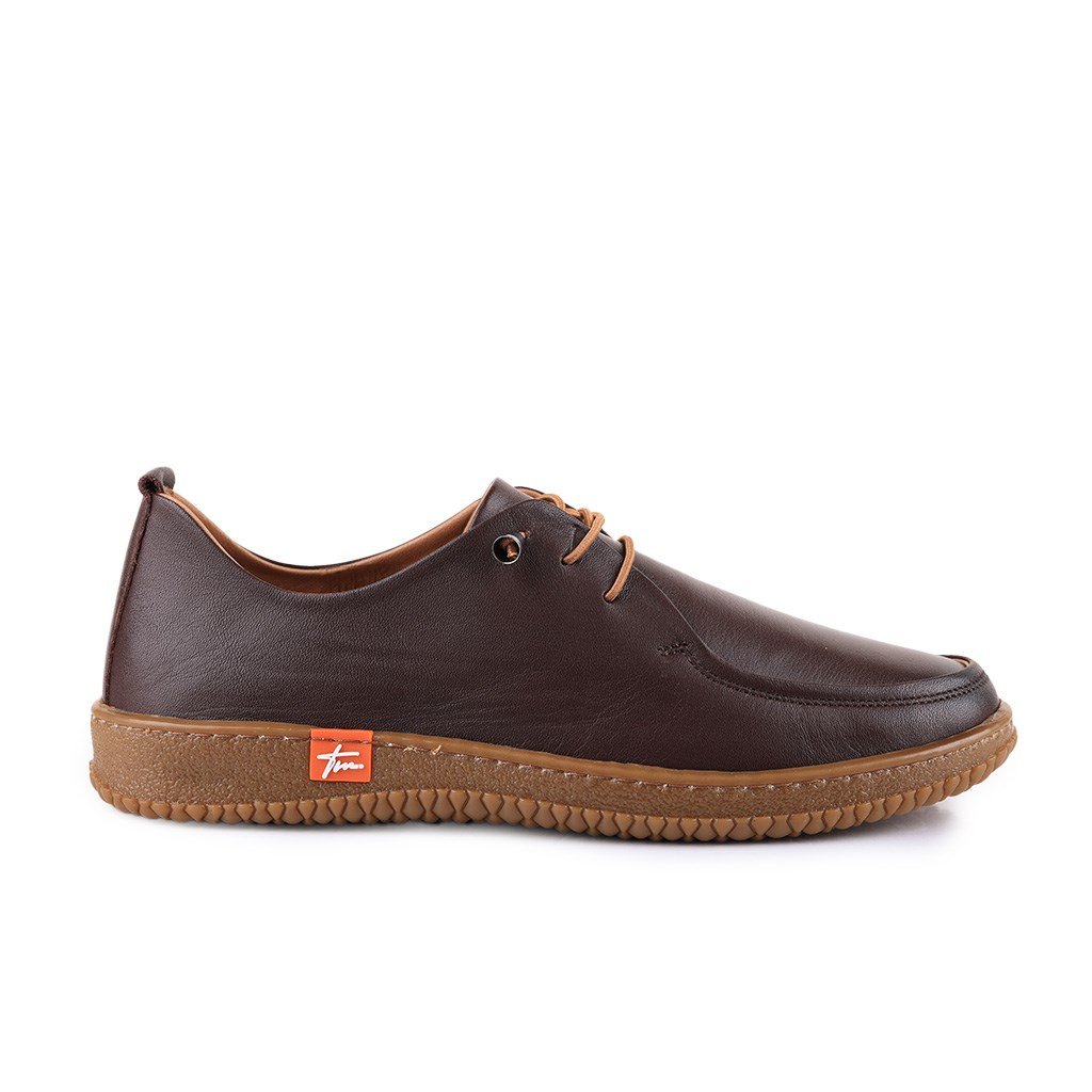 Kadın LoaferSail Lakers - Kahve Deri Bağcıklı Kadın Günlük Ayakkabı 396-TMM-1124 396-TMM-1124 R3 KAHVE ANTIK