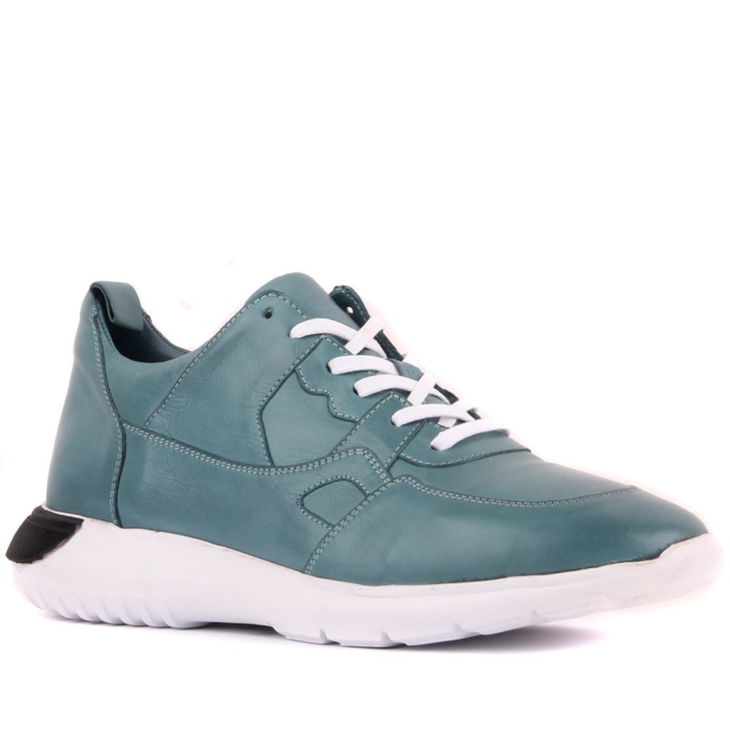 Sail Lakers - Kot Mavisi Deri Erkek Sneaker