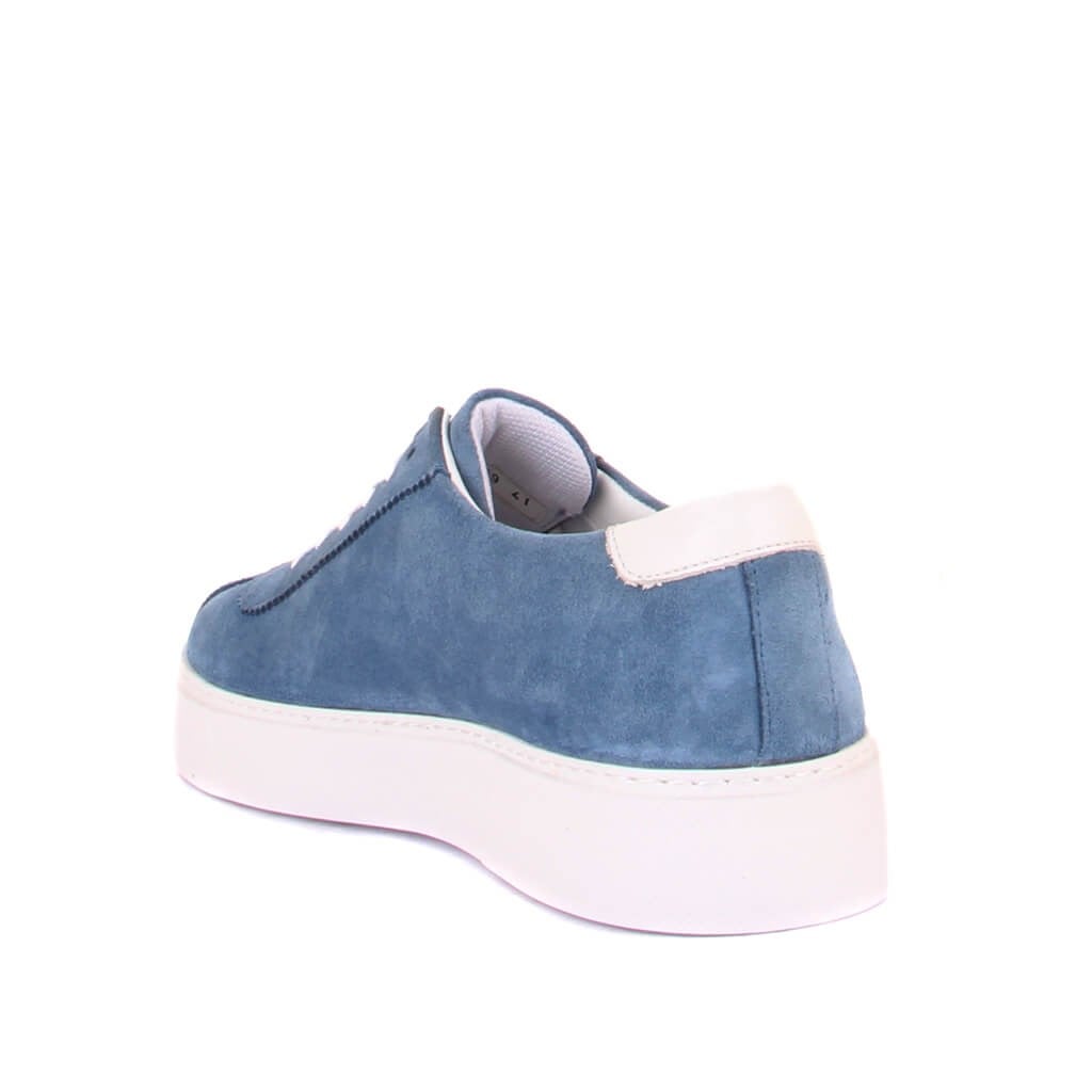 Sail Lakers - Kot Mavisi Süet, Bağcıklı Erkek Sneaker 
