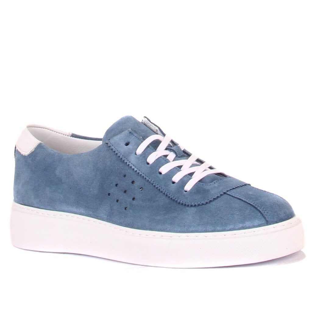 Sail Lakers - Kot Mavisi Süet, Bağcıklı Erkek Sneaker 