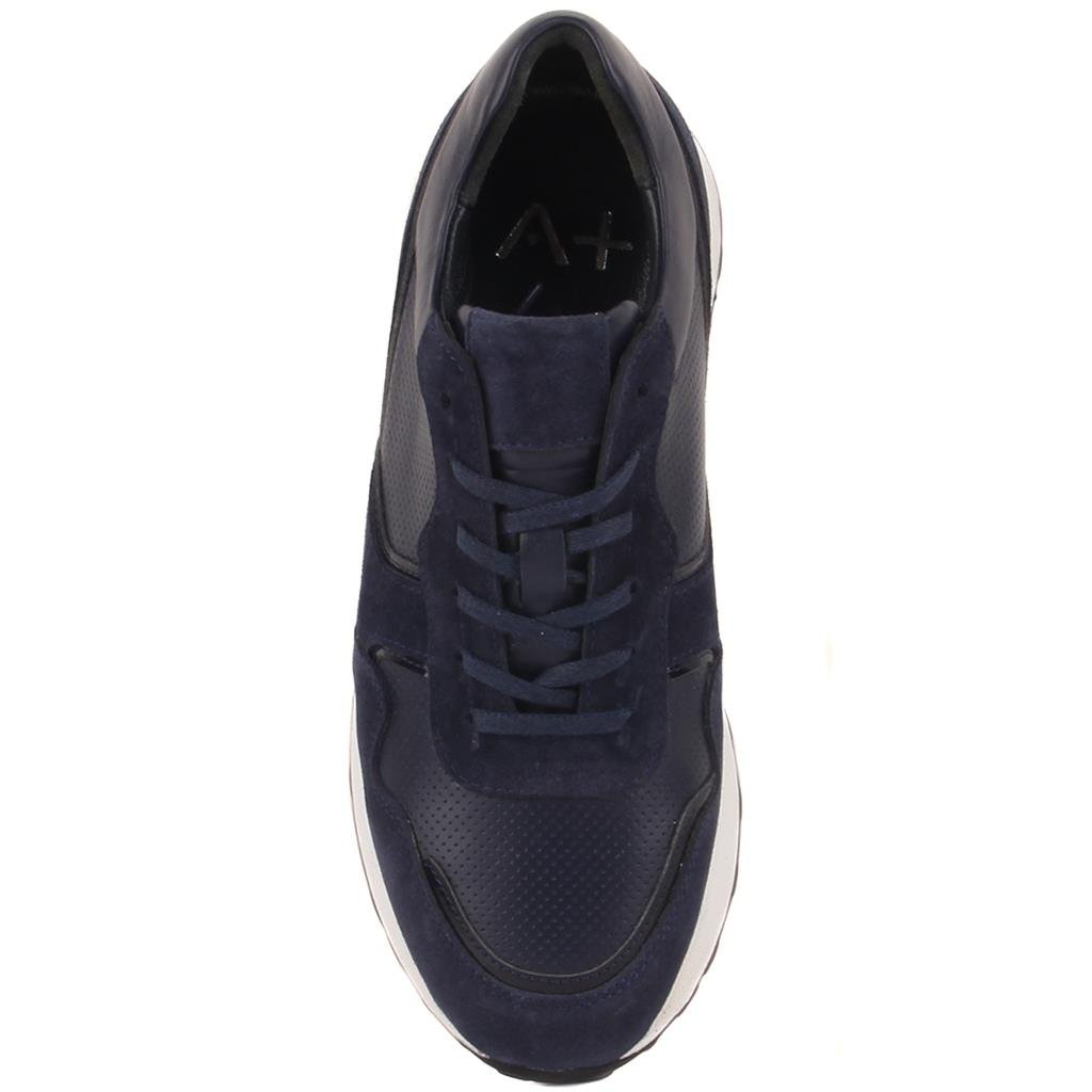 Sail Lakers - Lacivert Süet, Deri Bağcıklı Erkek Sneaker