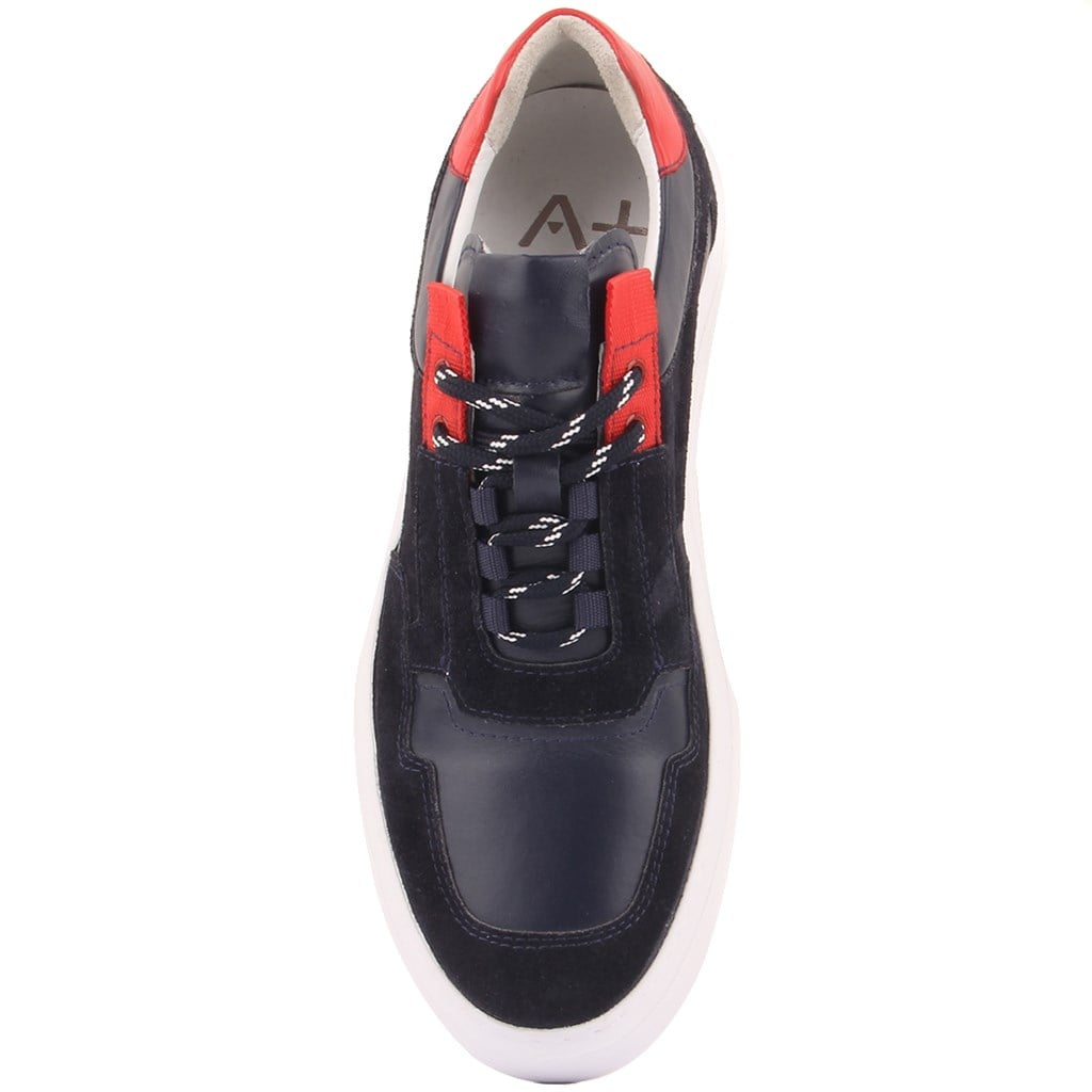 Sail Lakers - Lacivert Süet, Deri Erkek Sneaker