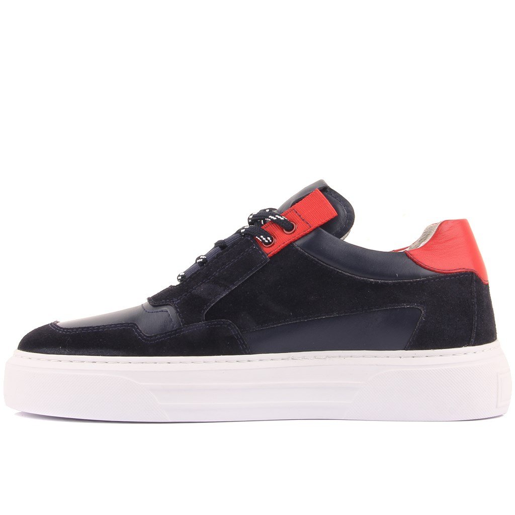 Sail Lakers - Lacivert Süet, Deri Erkek Sneaker