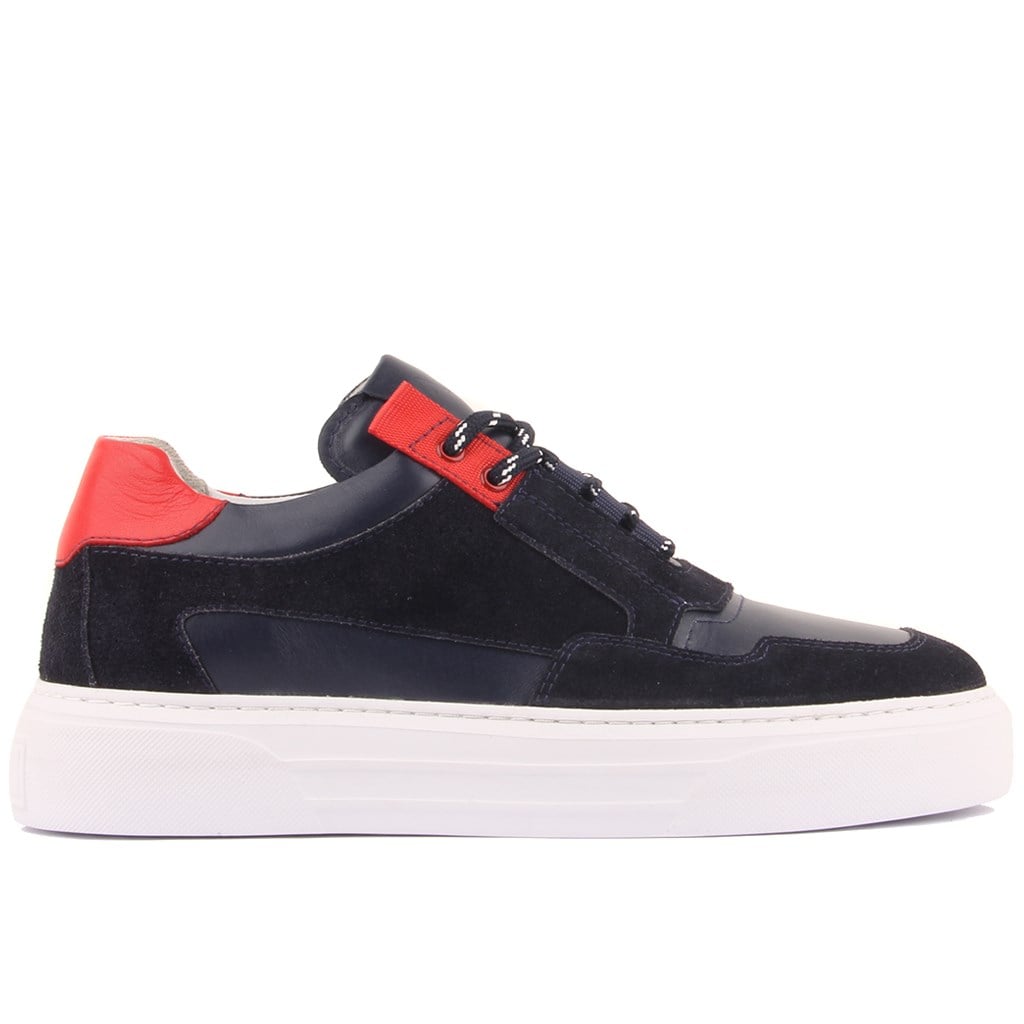 Sail Lakers - Lacivert Süet, Deri Erkek Sneaker
