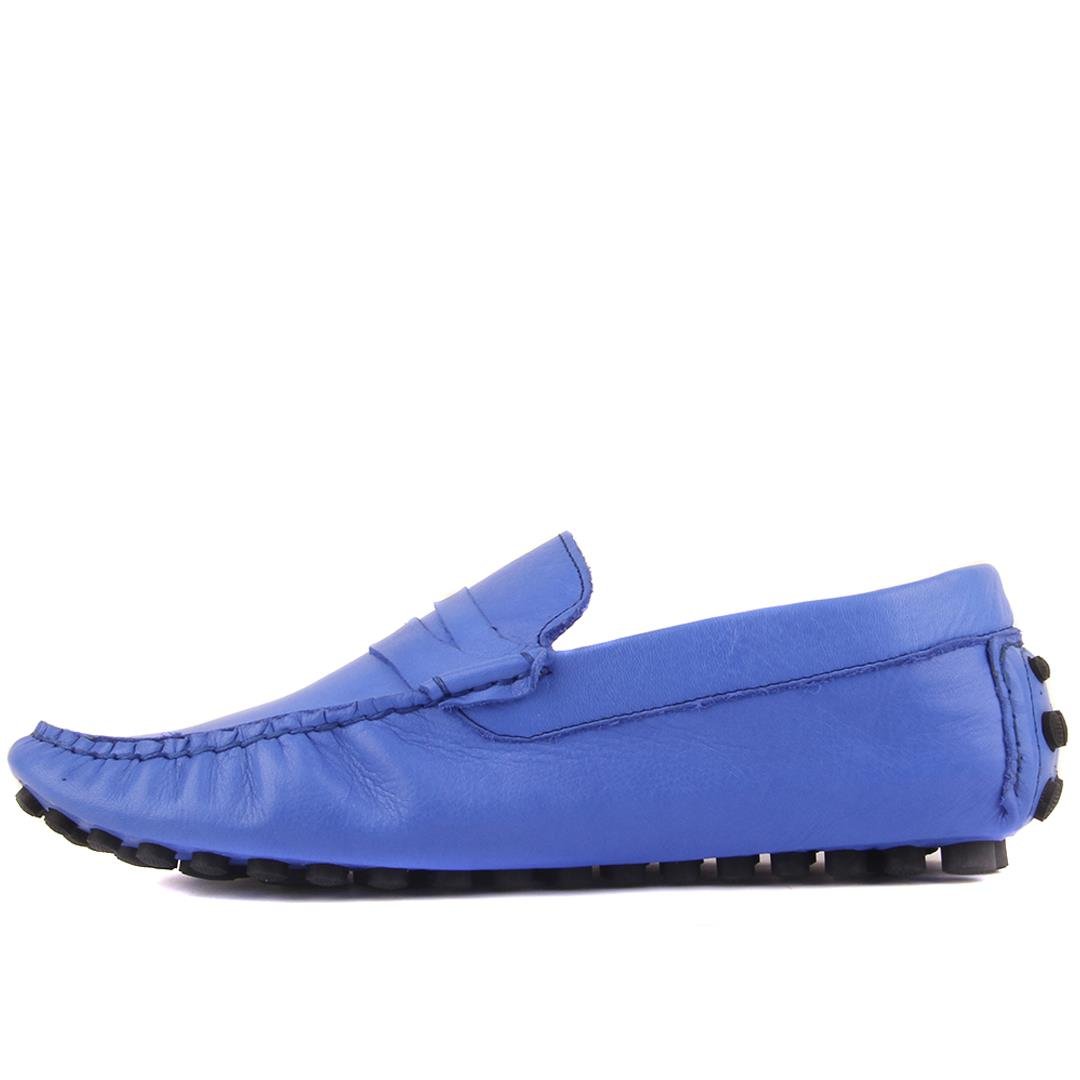 Günlük Sail Lakers - Saks Mavisi Deri Erkek Loafer Ayakkabı101-6055-11169 R39 SAX MAVI SC.