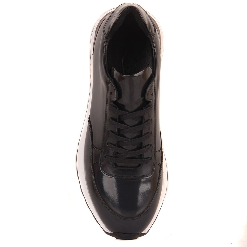 Sail Lakers - Siyah Açma Deri Erkek Sneaker