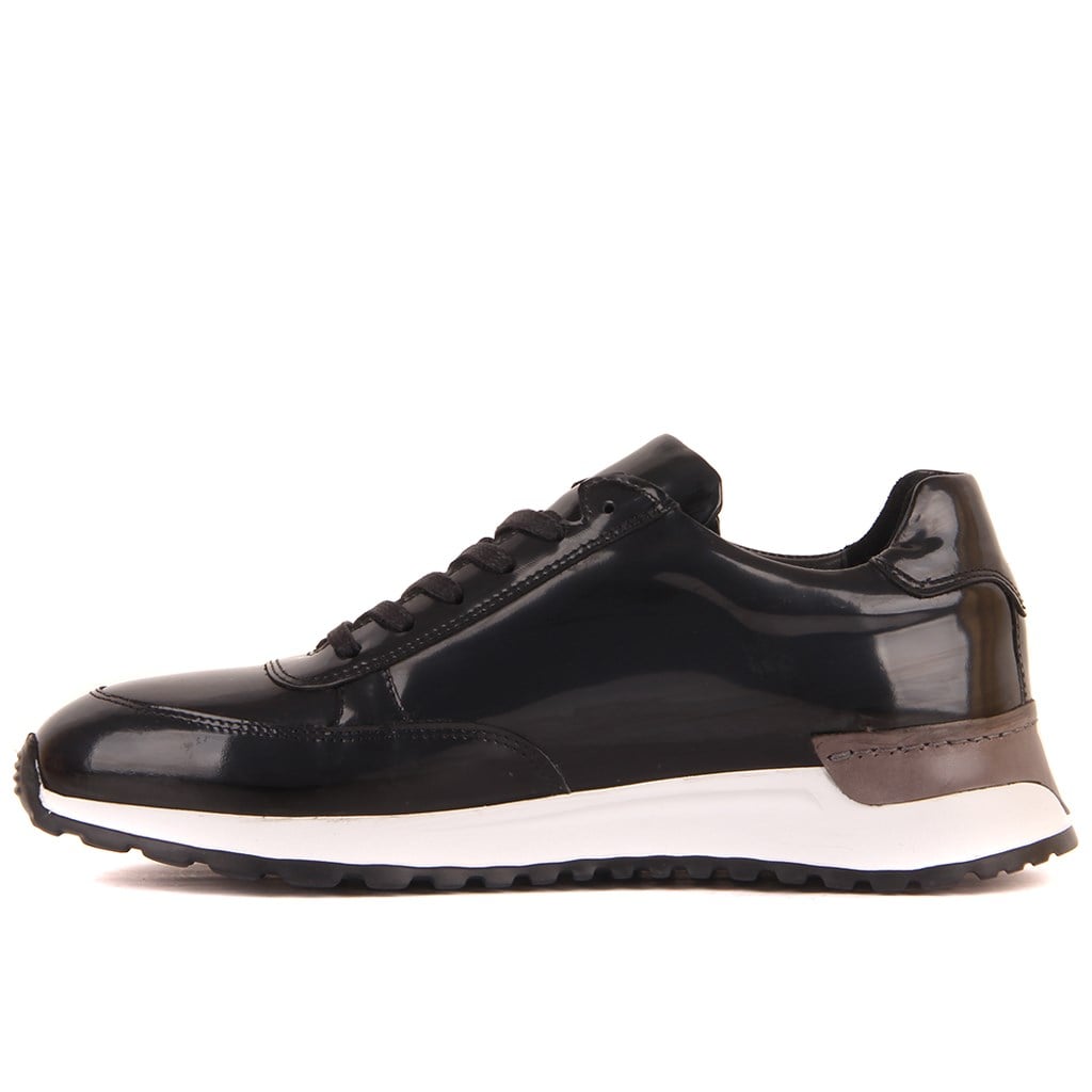 Sail Lakers - Siyah Açma Deri Erkek Sneaker