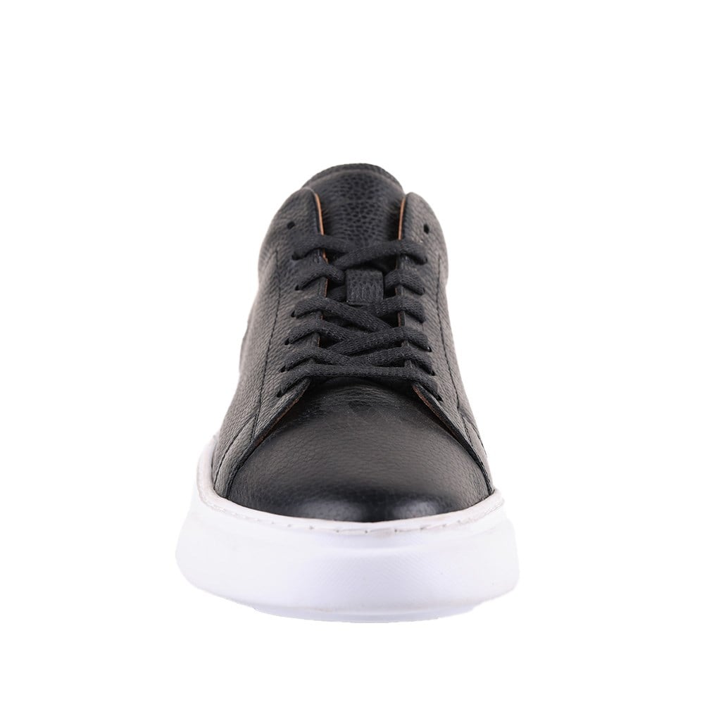 SneakersSail Lakers - Siyah Deri Bağcıklı Erkek Günlük Ayakkabı 101-1032-LF02101-1032-LF02 R1 SIYAH FLOOTER