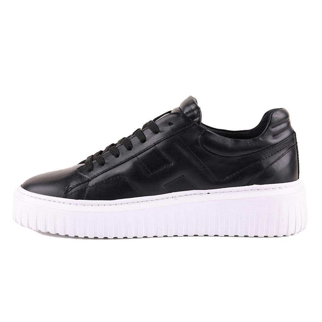 SneakersSail Lakers - Siyah Deri Bağcıklı Erkek Günlük Ayakkabı 101-1029-4406101-1029-4406 R11 SIYAH NAPA