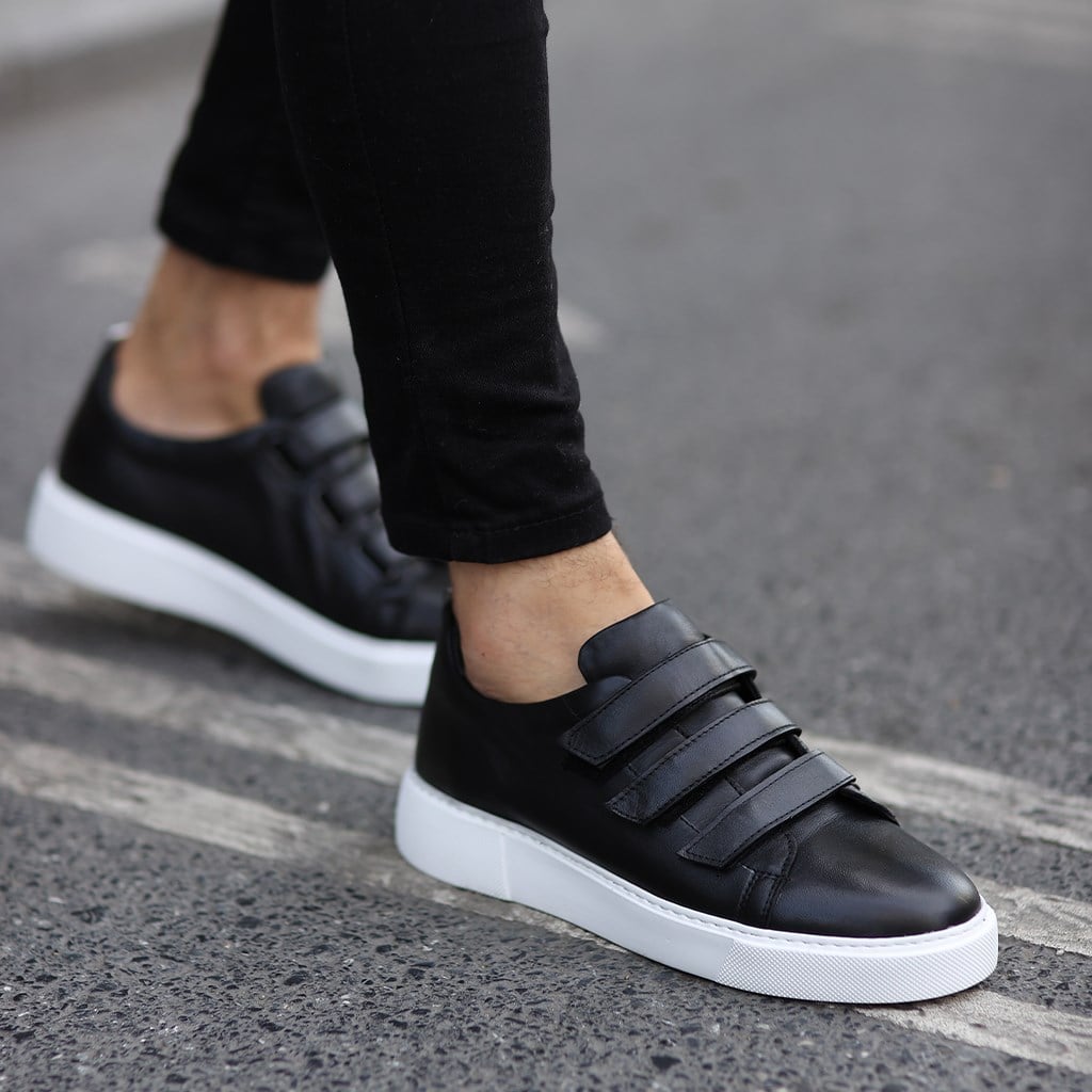 Sail Lakers - Siyah Deri Cırtı Erkek Sneaker