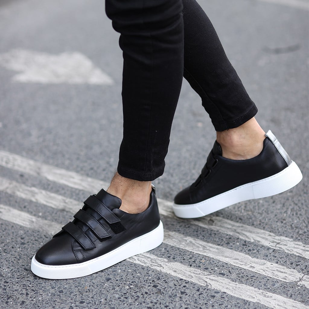 Sail Lakers - Siyah Deri Cırtı Erkek Sneaker