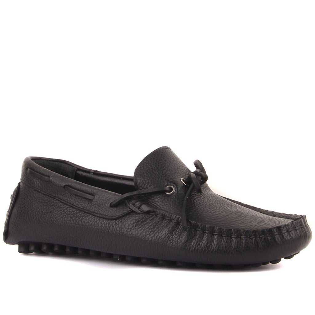 Sail Lakers - Siyah Deri Erkek Loafer