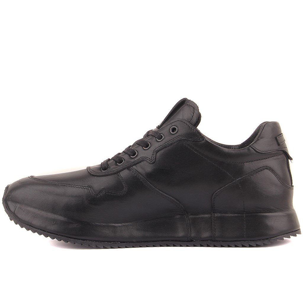 Sail Lakers - Siyah Deri Erkek Sneaker